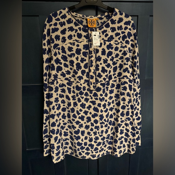 New Tory Burch button placket top 10 - Picture 1 of 5